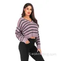 Bellissima donna maglione cardigan